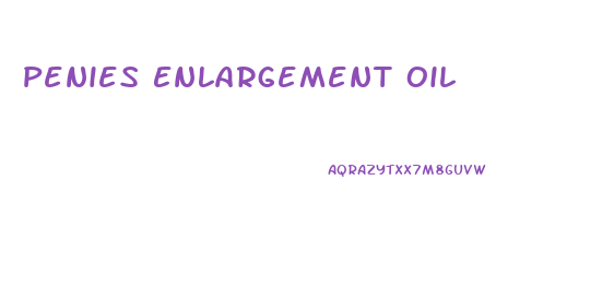 Penies Enlargement Oil