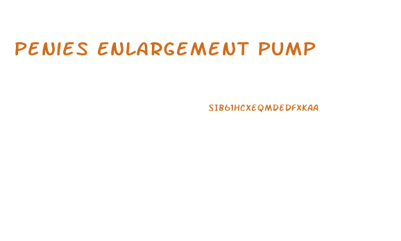 Penies Enlargement Pump