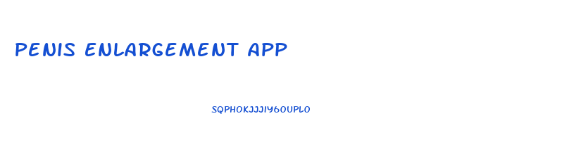 Penis Enlargement App