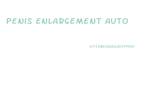 Penis Enlargement Auto
