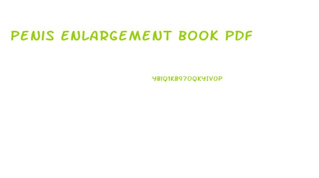 Penis Enlargement Book Pdf