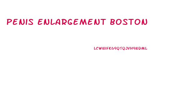 Penis Enlargement Boston