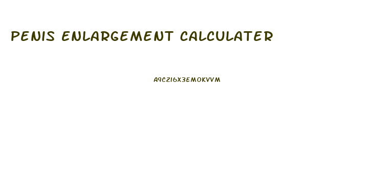 Penis Enlargement Calculater