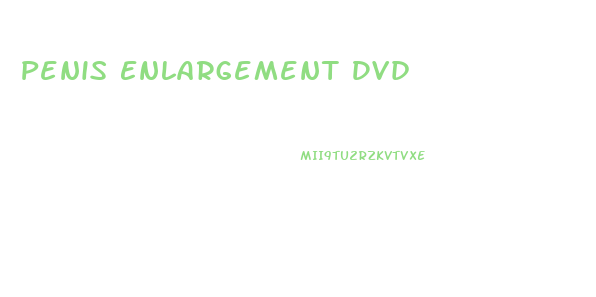 Penis Enlargement Dvd