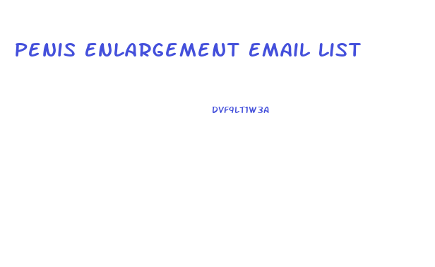 Penis Enlargement Email List