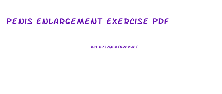 Penis Enlargement Exercise Pdf