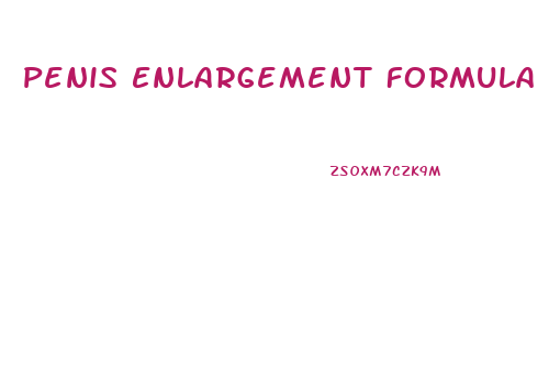 Penis Enlargement Formula