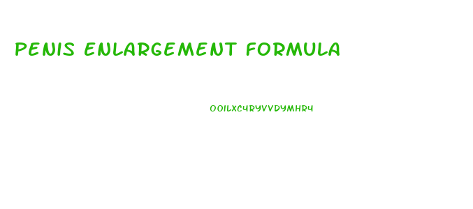 Penis Enlargement Formula