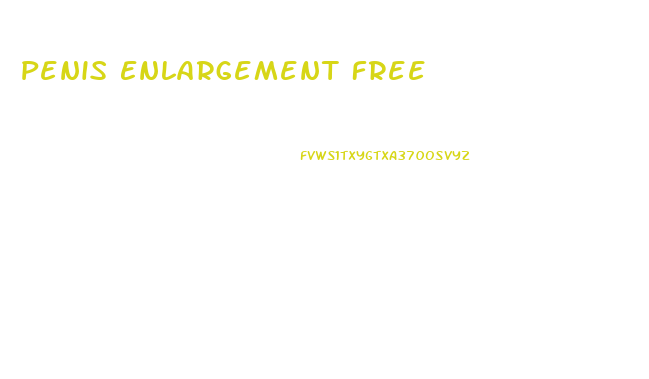 Penis Enlargement Free