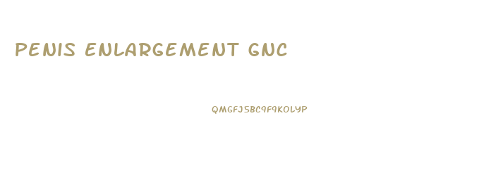 Penis Enlargement Gnc