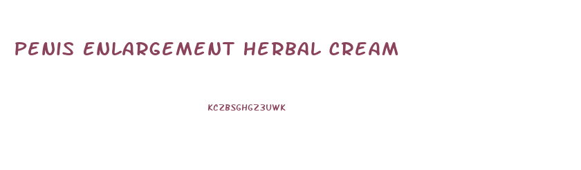 Penis Enlargement Herbal Cream