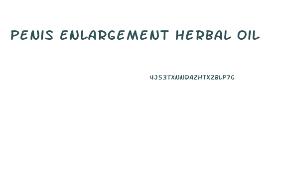 Penis Enlargement Herbal Oil