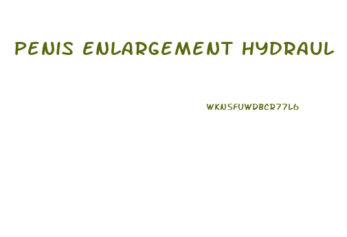 Penis Enlargement Hydraul