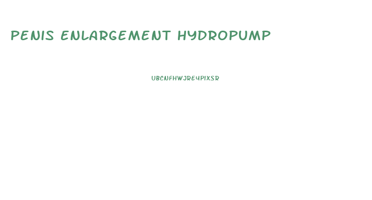 Penis Enlargement Hydropump