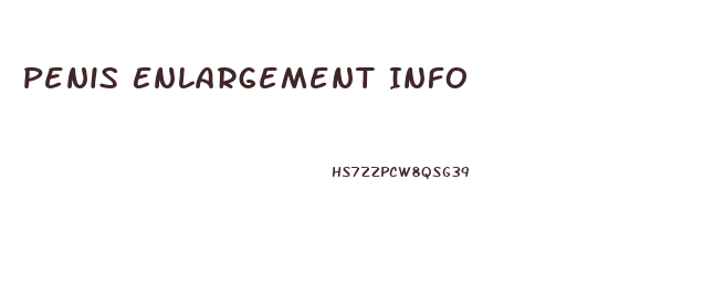 Penis Enlargement Info