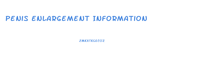 Penis Enlargement Information