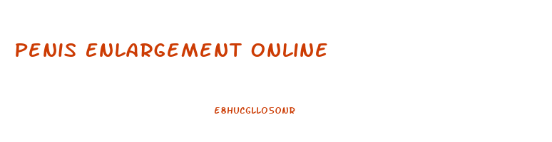 Penis Enlargement Online
