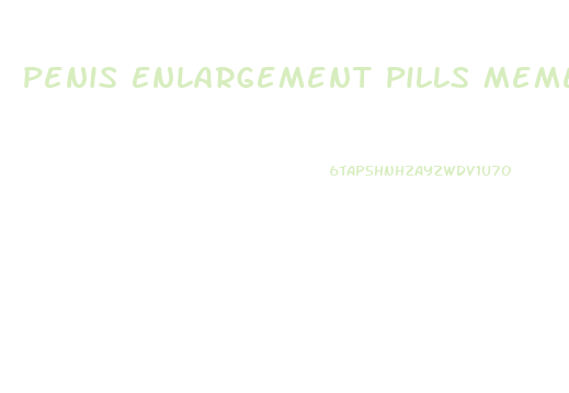 Penis Enlargement Pills Meme