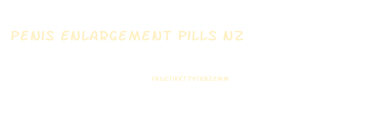 Penis Enlargement Pills Nz