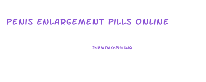 Penis Enlargement Pills Online