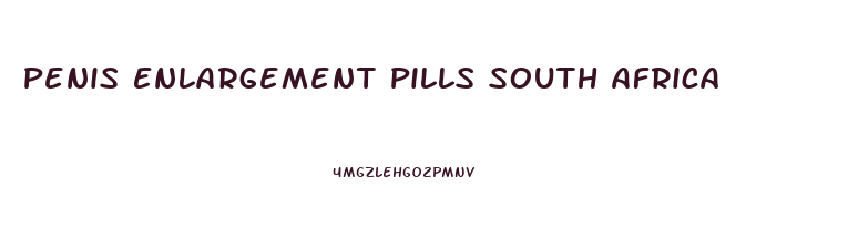 Penis Enlargement Pills South Africa