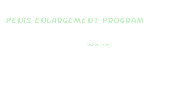 Penis Enlargement Program