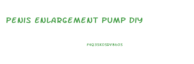 Penis Enlargement Pump Diy