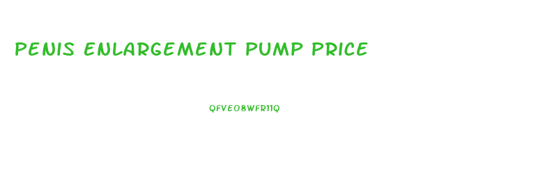 Penis Enlargement Pump Price