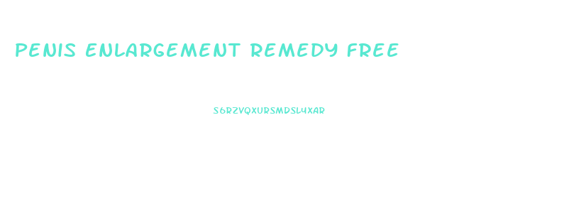 Penis Enlargement Remedy Free
