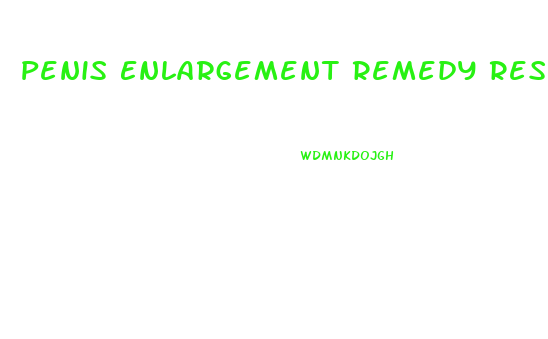 Penis Enlargement Remedy Results