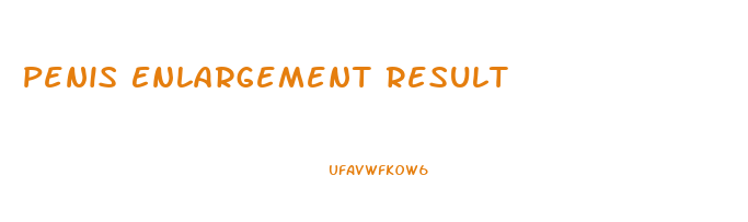 Penis Enlargement Result