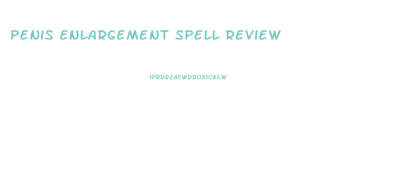 Penis Enlargement Spell Review