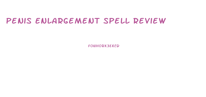 Penis Enlargement Spell Review