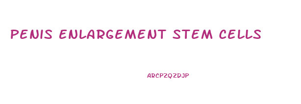 Penis Enlargement Stem Cells