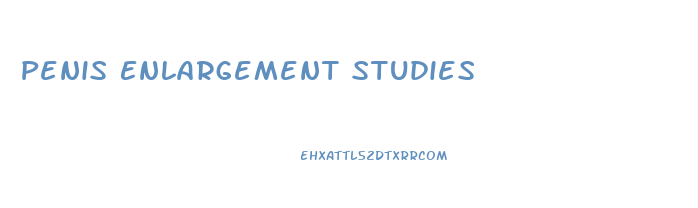 Penis Enlargement Studies