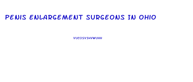 Penis Enlargement Surgeons In Ohio