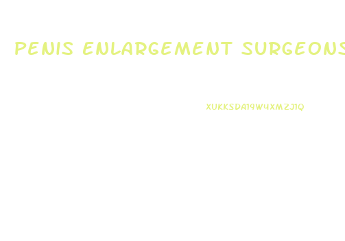 Penis Enlargement Surgeons Near Me