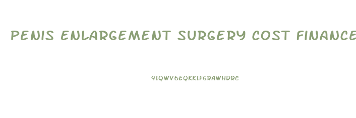 Penis Enlargement Surgery Cost Finance Ny