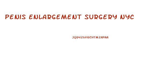 Penis Enlargement Surgery Nyc