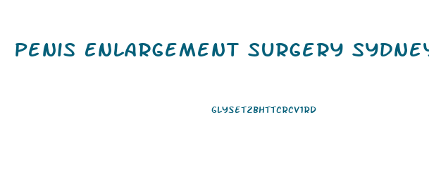 Penis Enlargement Surgery Sydney