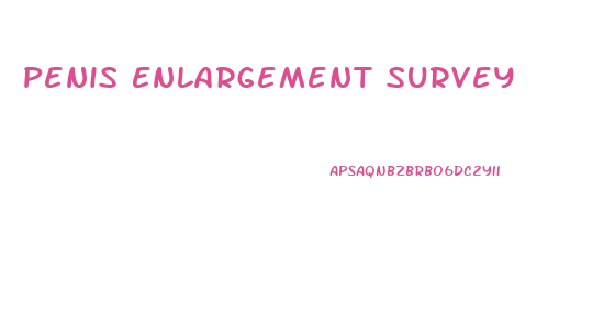 Penis Enlargement Survey