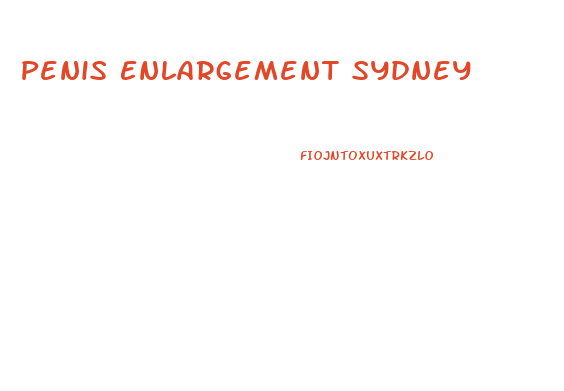 Penis Enlargement Sydney