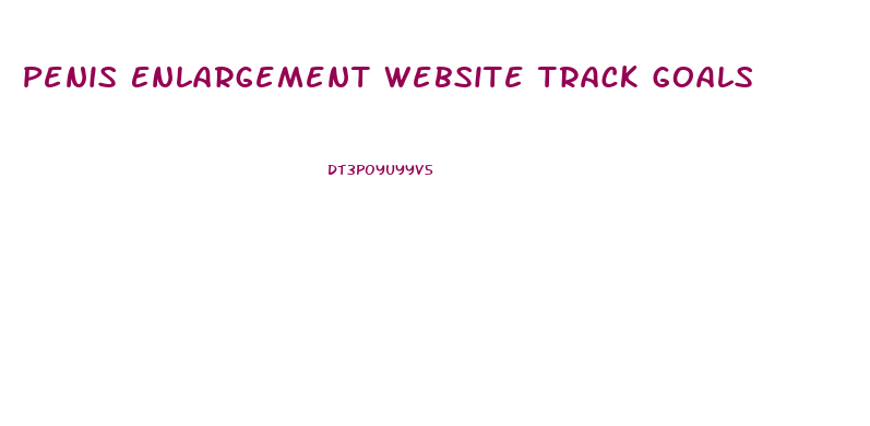 Penis Enlargement Website Track Goals