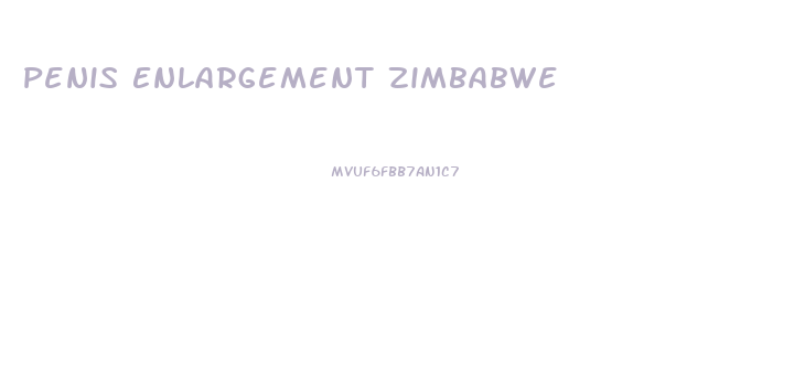 Penis Enlargement Zimbabwe