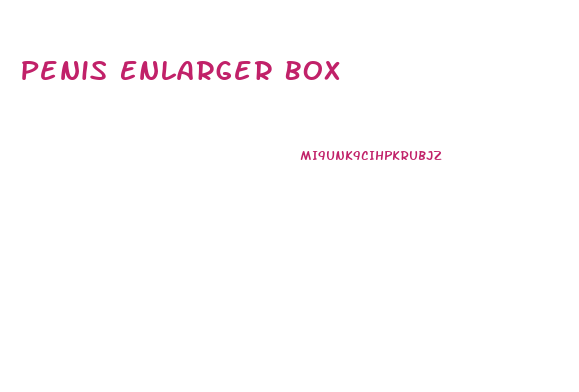 Penis Enlarger Box