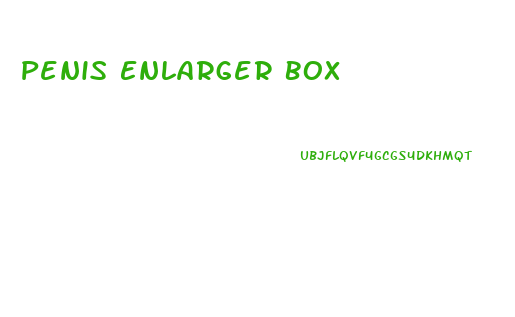 Penis Enlarger Box