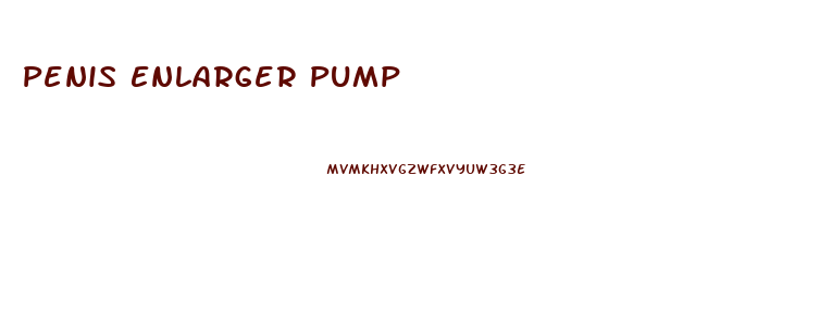 Penis Enlarger Pump