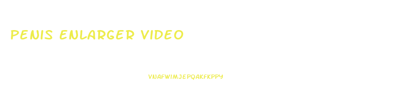 Penis Enlarger Video