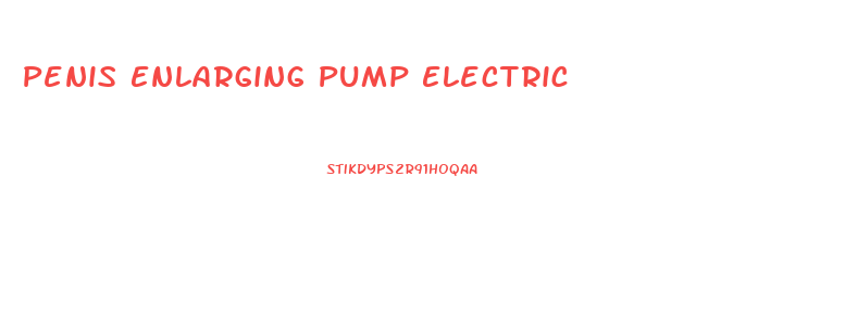 Penis Enlarging Pump Electric