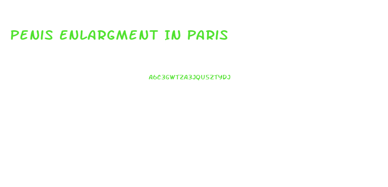 Penis Enlargment In Paris